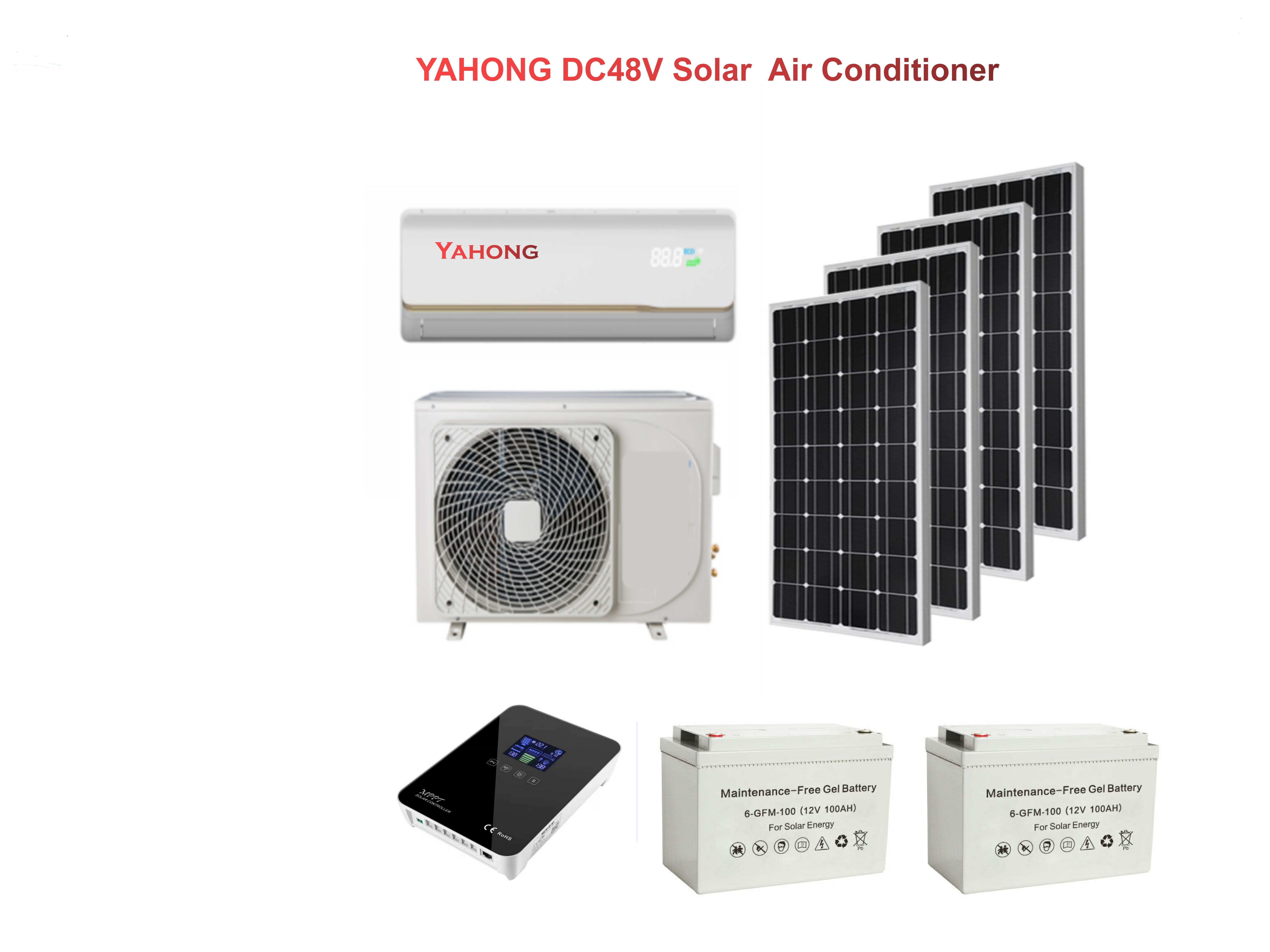 ACDC Solar air conditioner system